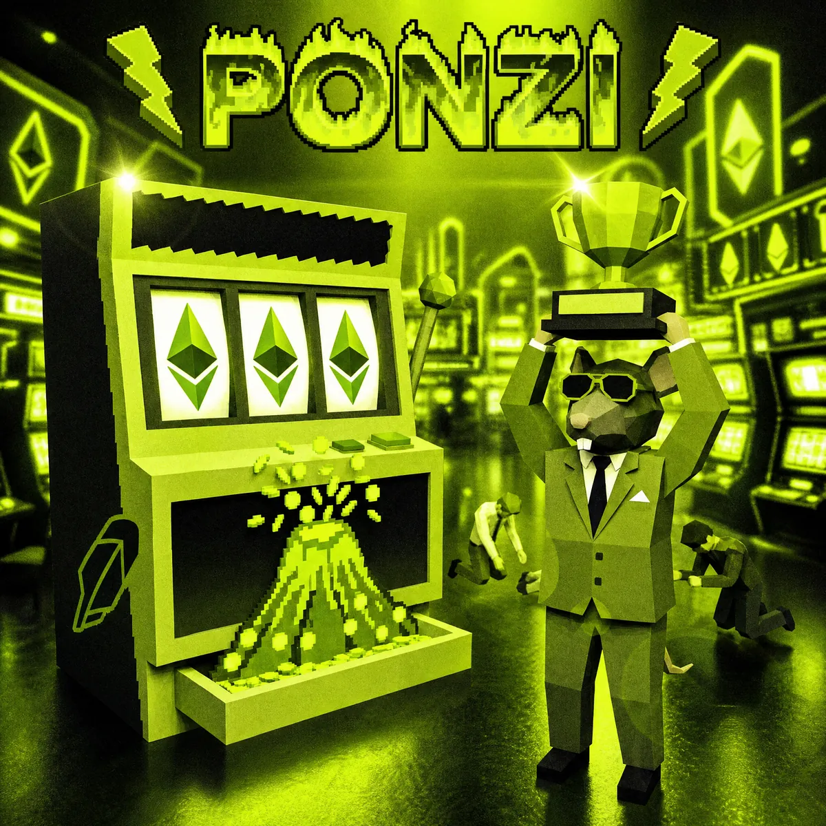 THE MECHANISM — PONZI exhibit 07, slot machine jackpot